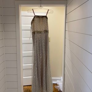 Gorgeous champagne prom dress